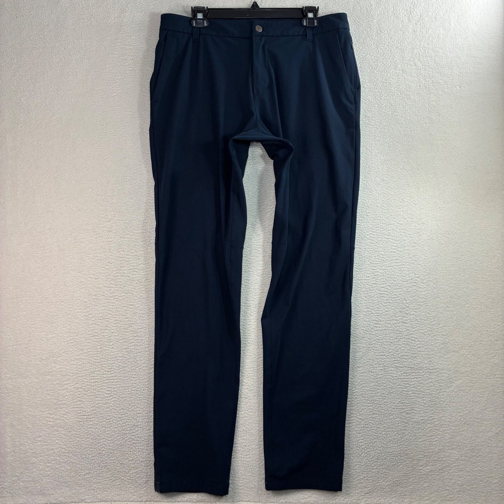 Lululemon Commission Pants Mens 34x33 Beige ABC Chino Performance Golf LM5AEYS